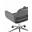 Кресло офисное Ross велюр серый