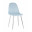 Стул Валенсия велюр пыльно-голубой хромированные ножки