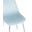 Стул Валенсия велюр пыльно-голубой хромированные ножки
