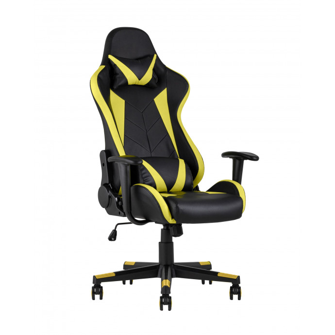 Кресло игровое TopChairs Gallardo желтое