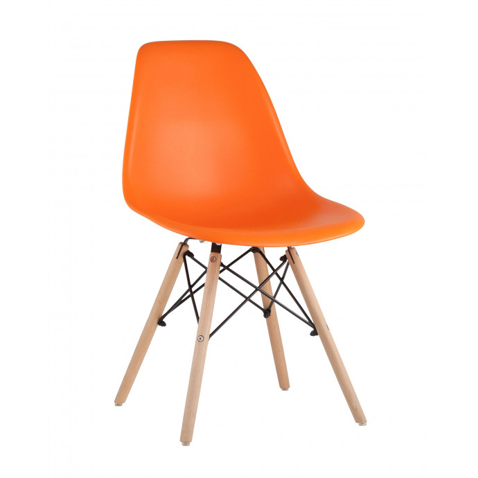 Стул Eames DSW оранжевый x4