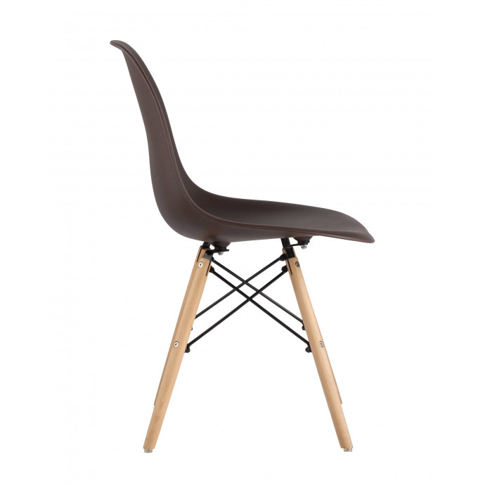 Стул Eames DSW коричневый x4