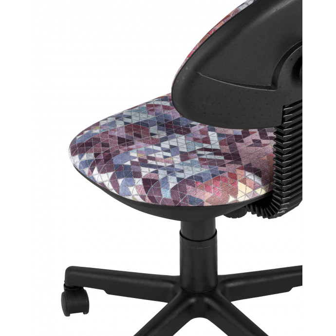 Кресло компьютерное детское УМКА абстракция красный