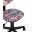 Кресло компьютерное детское УМКА абстракция красный