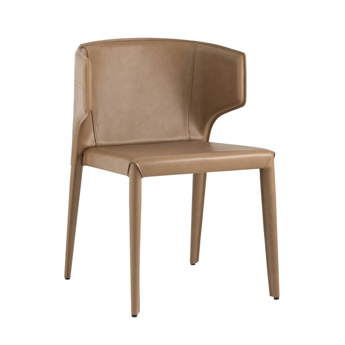Стул Арманд экокожа коричневый