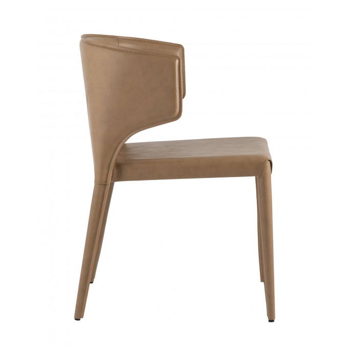 Стул Арманд экокожа коричневый