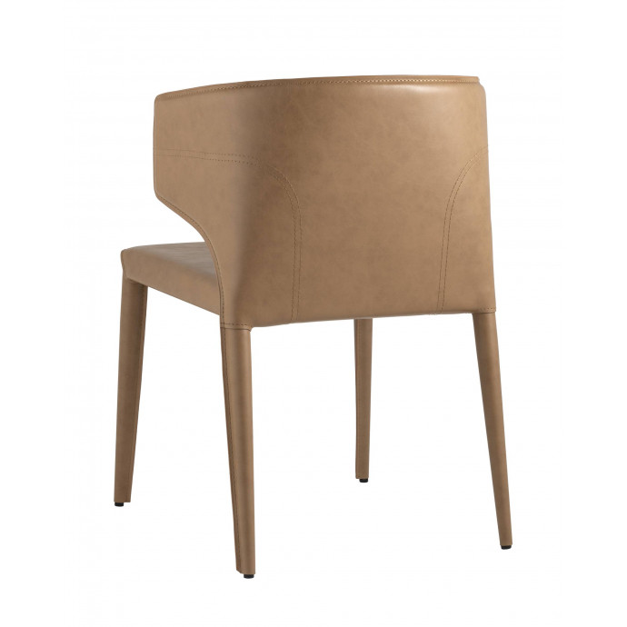Стул Арманд экокожа коричневый