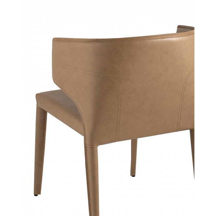Стул Арманд экокожа коричневый