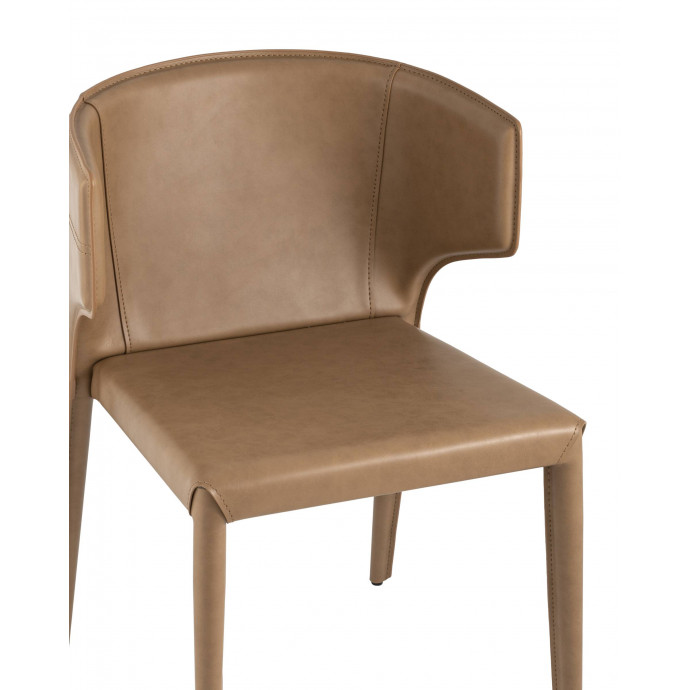 Стул Арманд экокожа коричневый