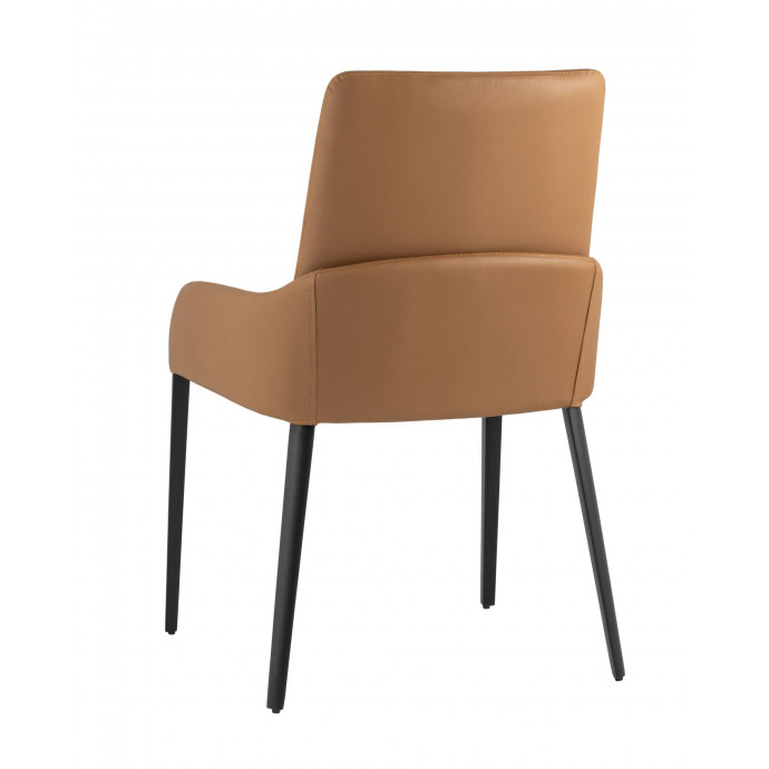 Стул Челси экокожа коричневый