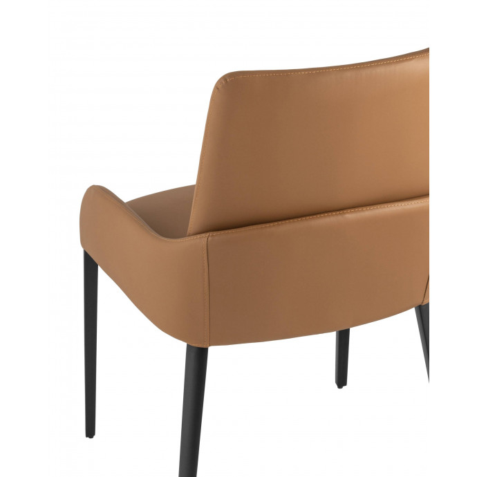 Стул Челси экокожа коричневый