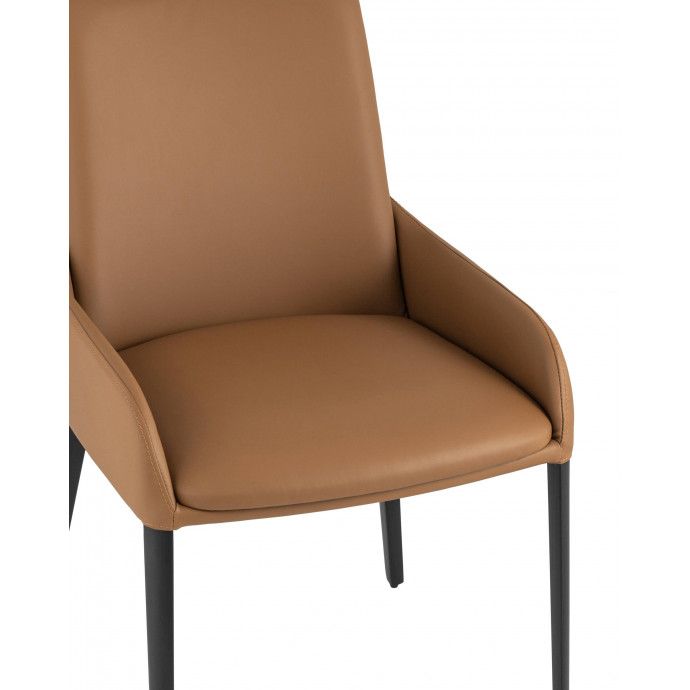 Стул Челси экокожа коричневый