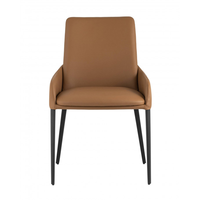 Стул Челси экокожа коричневый