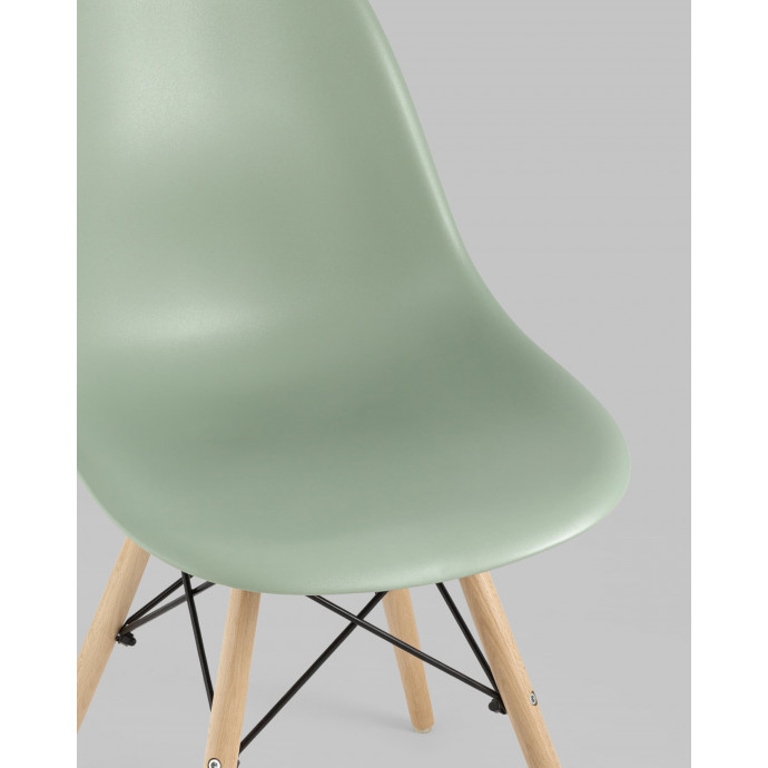 Стул Eames DSW серо-зеленый x4