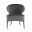 Кресло лаунж Royal велюр тёмно-серый