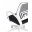 Кресло офисное TopChairs ST-BASIC-W серый крестовина пластик белый
