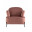 Кресло Кэнди с подлокотниками велюр пыльно-розовый