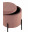 Пуф Грейс с ящиком велюр пыльно-розовый