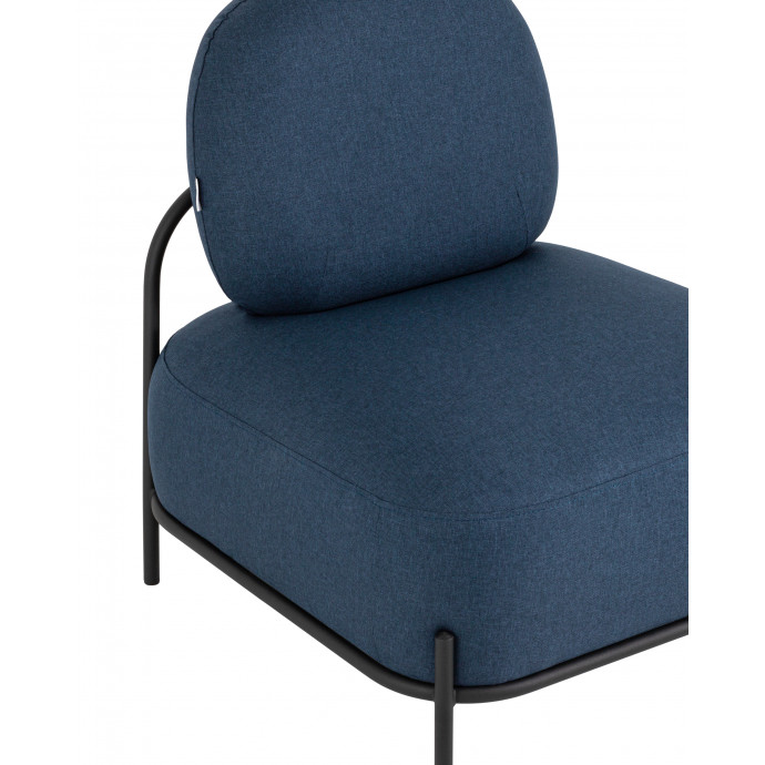 Кресло Стоун рогожка синий