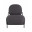 Кресло Стоун рогожка тёмно-серый