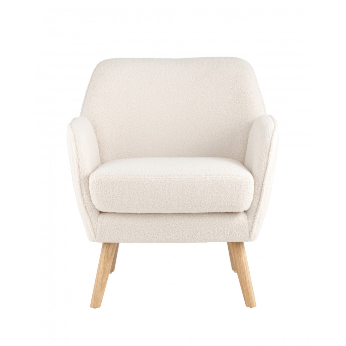 Кресло Ричи тедди белый