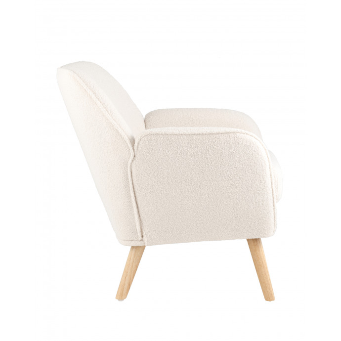 Кресло Ричи тедди белый