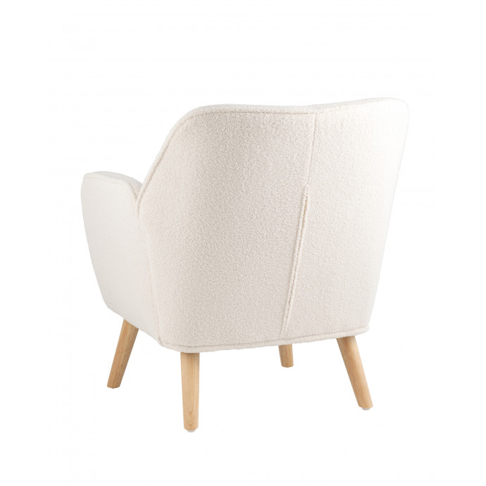 Кресло Ричи тедди белый