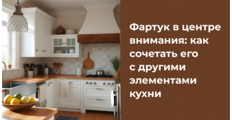 С чем должен сочетаться кухонный фартук: полное руководство по гармонии в интерьере 