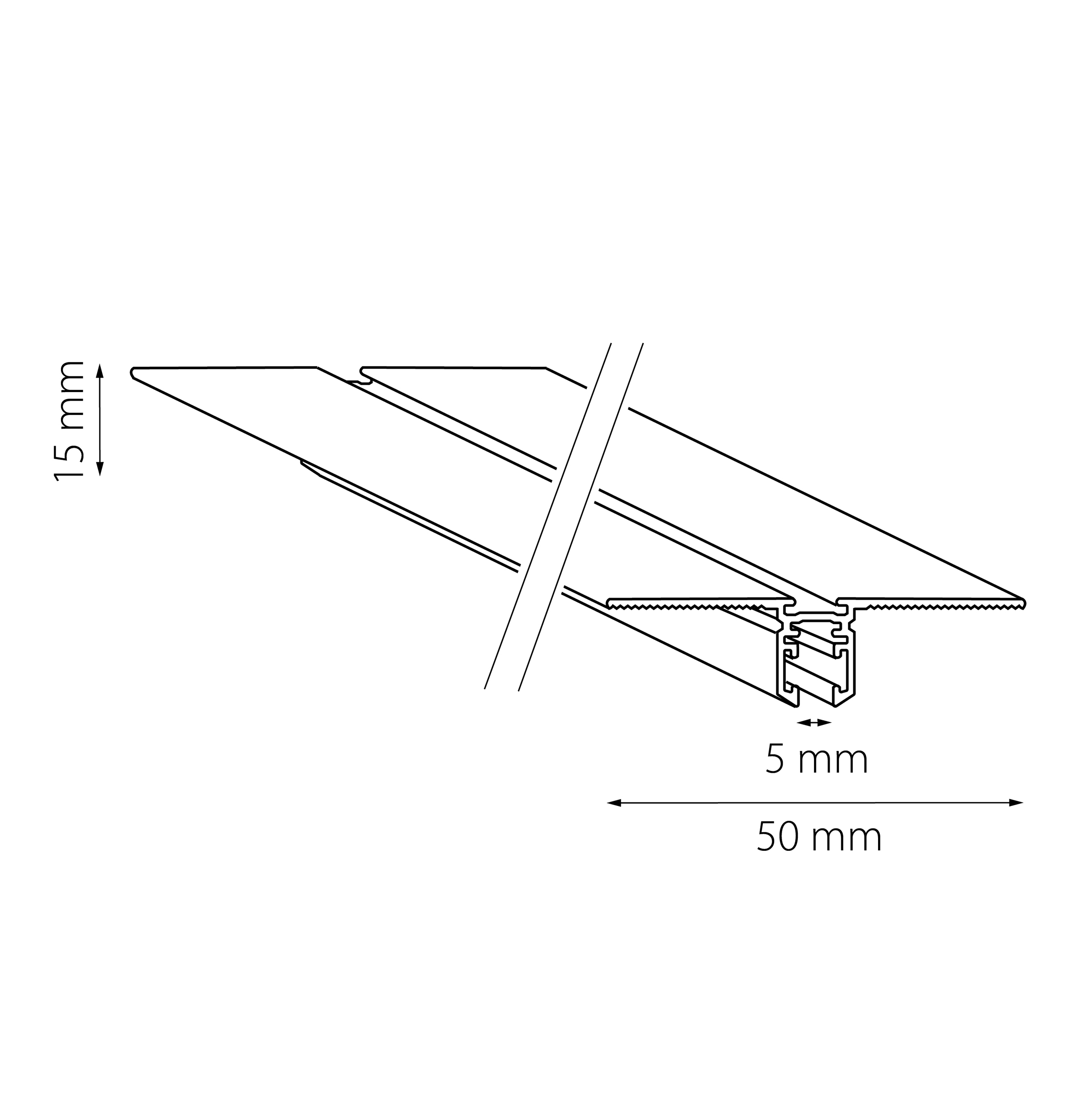Трек встраиваемый однофазный LINEA 24V Linea Lightstar 506317506317 с ...
